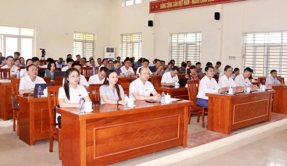 Đại biểu HĐND tỉnh tiếp xúc cử tri tại xã Thanh Quân