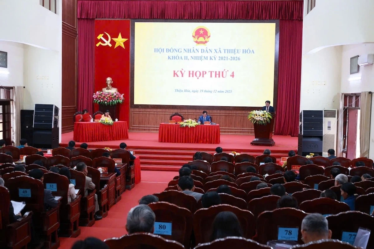 HĐND xã Thiệu Hóa thông qua nhiều tờ trình quan trọng tại  Kỳ họp thứ 4