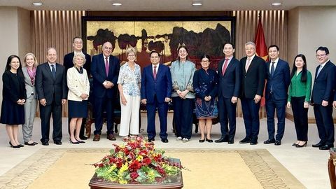 Thủ tướng Phạm Minh Chính tiếp Đoàn Quỹ Eisenhower của Hoa Kỳ