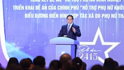 Thủ tướng: Phụ nữ Việt Nam ‘3 tiên phong’, ‘5 làm chủ’ trong khởi nghiệp sáng tạo