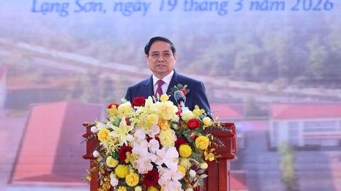 Phát biểu của Thủ tướng Phạm Minh Chính tại Lễ khởi công Trường nội trú liên cấp tại các xã biên giới đất liền