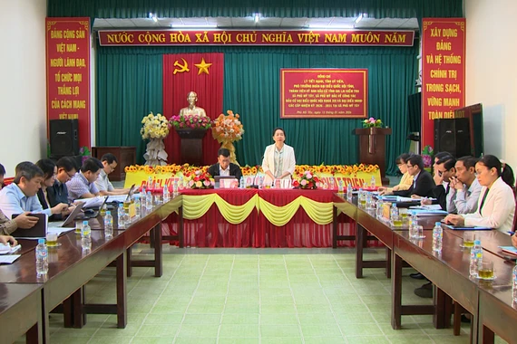 Kiểm tra công tác chuẩn bị bầu cử tại 2 xã Phù Mỹ Tây và Phù Mỹ Bắc