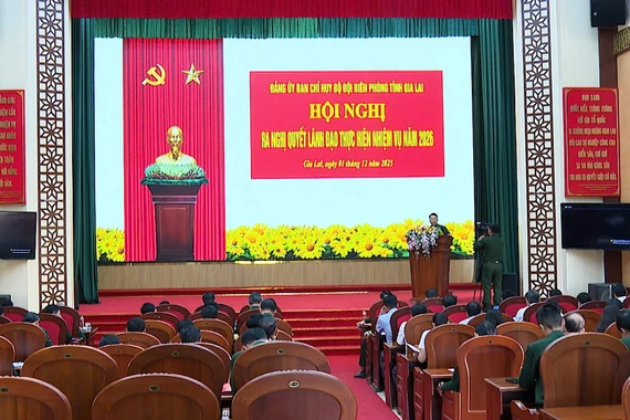 Đảng ủy Ban Chỉ huy BĐBP tỉnh Gia Lai ra nghị quyết lãnh đạo thực hiện nhiệm vụ năm 2026