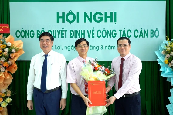 Bổ nhiệm Giám đốc Chi nhánh Ngân hàng Chính sách xã hội tỉnh Gia Lai