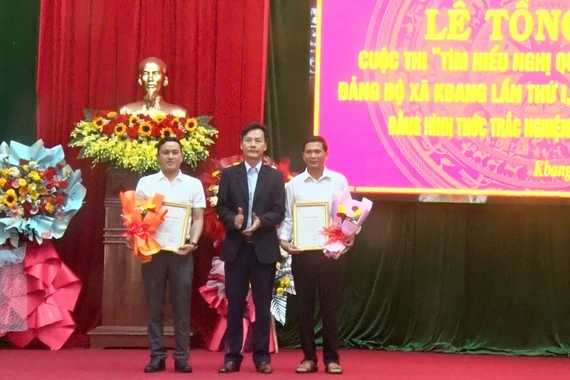 8.922 lượt người thi tìm hiểu Nghị quyết Đại hội đại biểu Đảng bộ xã Kbang lần thứ I