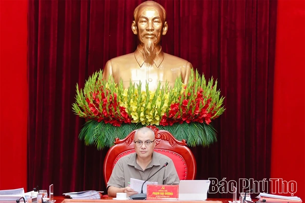 Ban Thường vụ Tỉnh ủy cho ý kiến nhiều nội dung quan trọng về phát triển kinh tế - xã hội
