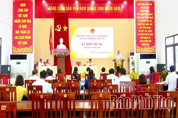 HĐND xã Bình Phú khóa II, nhiệm kỳ 2026-2031 tổ chức Kỳ họp thứ Ba (kỳ họp chuyên đề)