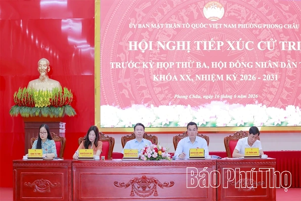 Đại biểu HĐND tỉnh tiếp xúc cử tri trước Kỳ họp thứ Ba, HĐND tỉnh khóa XX, nhiệm kỳ 2026 – 2031