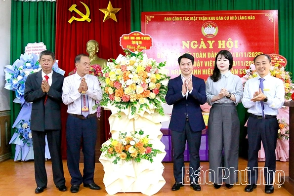 Ngày hội Đại đoàn kết khu dân cư Chò Làng Não, xã Quảng Yên