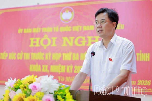 Đại biểu HĐND tỉnh tiếp xúc cử tri trước Kỳ họp thứ Ba, HĐND tỉnh khóa XX