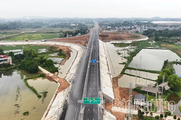 Dự án đường nối hai cao tốc Nội Bài - Lào Cai với cao tốc Tuyên Quang - Phú Thọ hoàn thành 84% khối lượng