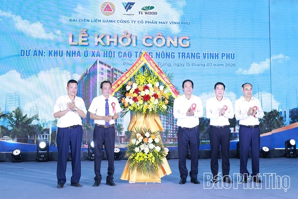 Khởi công dự án Khu nhà ở xã hội cao tầng Nông Trang Vĩnh Phú