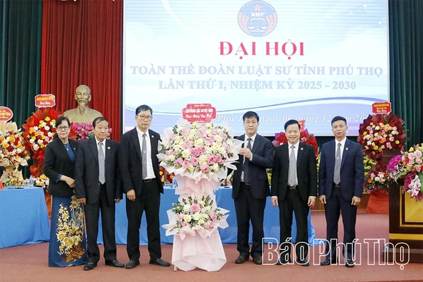 Đại hội toàn thể Đoàn Luật sư tỉnh Phú Thọ lần thứ I, nhiệm kỳ 2025-2030
