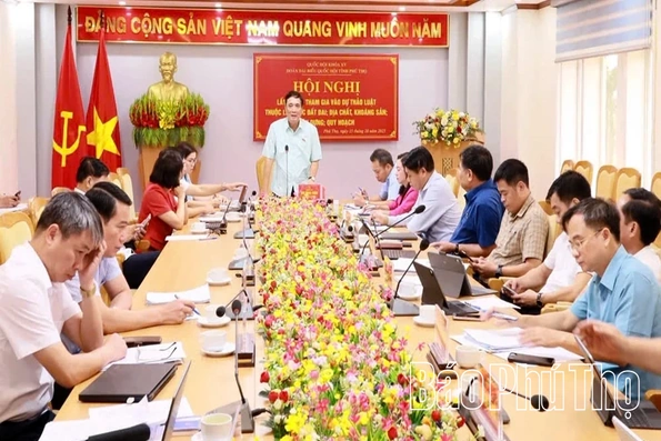 Đoàn ĐBQH tỉnh lấy ý kiến góp ý vào các dự án luật, nghị quyết liên quan đến đất đai, xây dựng và quy hoạch