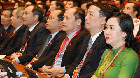Phiên thảo luận ở hội trường về các văn kiện Đại hội chiều 21/1