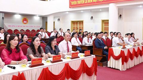 Khai giảng lớp cao cấp lý luận chính trị không tập trung khoá 2025 - 2027