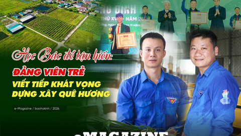 Học Bác để tận hiến: Đảng viên trẻ viết tiếp khát vọng dựng xây quê hương