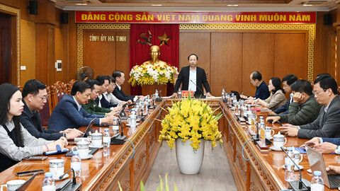 Đoàn đại biểu Hà Tĩnh sẵn sàng tâm thế dự Đại hội XIV của Đảng