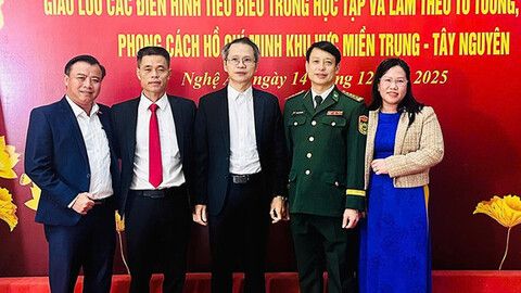 Hà Tĩnh có 1 tập thể, 1 cá nhân được vinh danh điển hình học và làm theo Bác khu vực miền Trung - Tây Nguyên