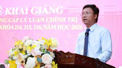 Khai giảng các lớp Trung cấp Lý luận chính trị năm học 2026 – 2027