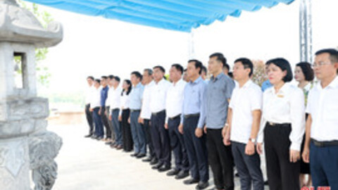 Trang trọng lễ giỗ lần thứ 95 của Tổng Bí thư Trần Phú