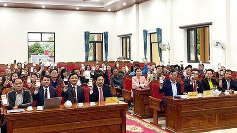 Địa phương đầu tiên ở Hà Tĩnh tổ chức thi tìm hiểu các nghị quyết của Đảng