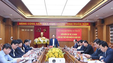 Hà Tĩnh hoàn thành kiểm điểm cuối năm đúng tiến độ, bảo đảm chất lượng