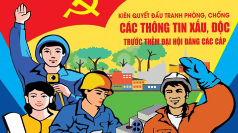 Cảnh giác trước thông tin sai trái, xuyên tạc về đại hội Đảng