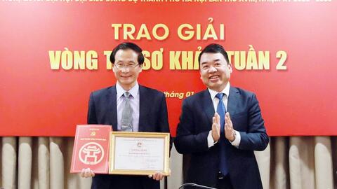 Phường Cầu Giấy tiếp tục dẫn đầu Cuộc thi tìm hiểu Nghị quyết Đại hội XVIII Đảng bộ TP Hà Nội