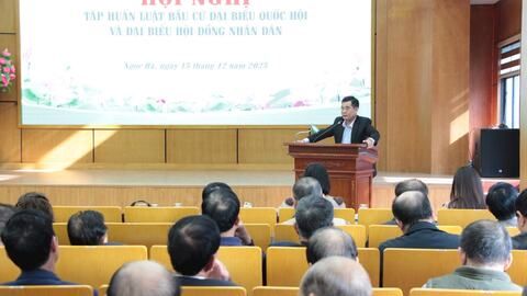 Phường Ngọc Hà tập huấn Luật Bầu cử đại biểu Quốc hội và đại biểu HĐND