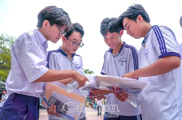 Thí sinh Cà Mau hoàn thành kỳ thi tốt nghiệp THPT năm 2026