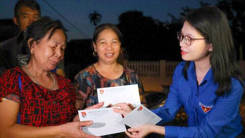 Tuổi trẻ Thái Nguyên chung tay hỗ trợ nhân dân bị thiệt hại do mưa lũ