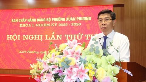 Phường Xuân Phương thu ngân sách đạt gần 35,3 tỷ đồng