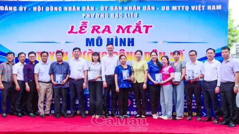 Phường Bạc Liêu ra mắt mô hình “Tuyến đường công dân số”