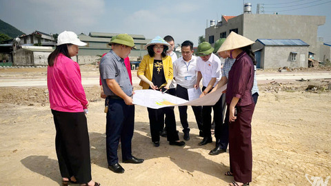 Khảo sát công tác giải phóng mặt bằng, tái định cư tại phường Quan Triều