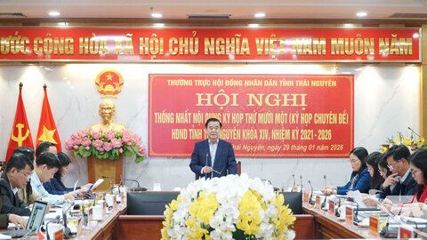 Kỳ họp thứ 11 HĐND tỉnh Thái Nguyên sẽ xem xét, quyết định nhiều nội dung về cơ chế, chính sách