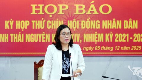 Kỳ họp thứ 9, HĐND tỉnh Thái Nguyên: Dự kiến thông qua 24 nghị quyết