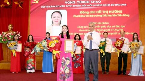 Phường Nghĩa Đô nâng cao chất lượng đội ngũ tuyên truyền viên cơ sở