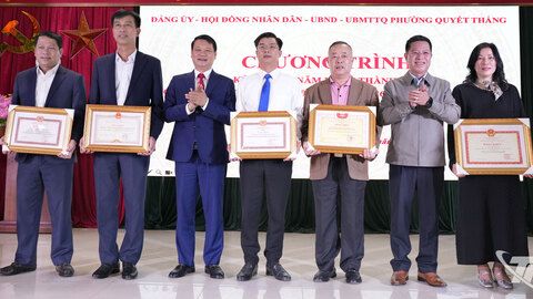 Phường Quyết Thắng kỷ niệm 96 năm ngày thành lập Đảng và tổng kết phong trào thi đua yêu nước