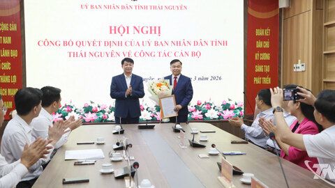 Công bố quyết định bổ nhiệm Giám đốc Sở Dân tộc và Tôn giáo Thái Nguyên