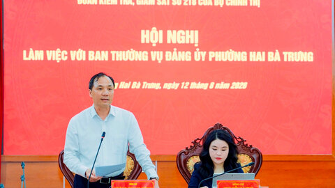 Phường Hai Bà Trưng: Sắp xếp cán bộ đúng người, đúng việc