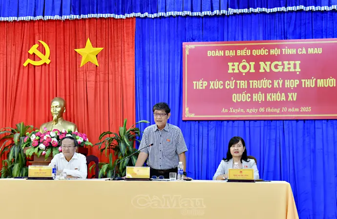 Đại biểu Quốc hội tỉnh tiếp xúc cử tri tại phường An Xuyên