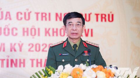 Cử tri nơi cư trú nhất trí cao giới thiệu Đại tướng Phan Văn Giang ứng cử đại biểu Quốc hội khóa XVI