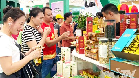 Dấu ấn OCOP Thái Nguyên tại Triển lãm thành tựu đất nước