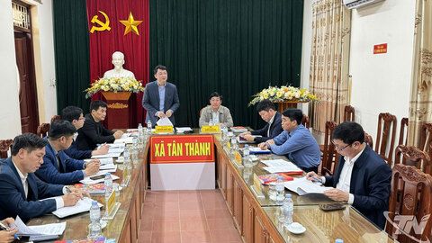 Kiểm tra công tác chuẩn bị bầu cử tại xã Tân Thành và Kha Sơn