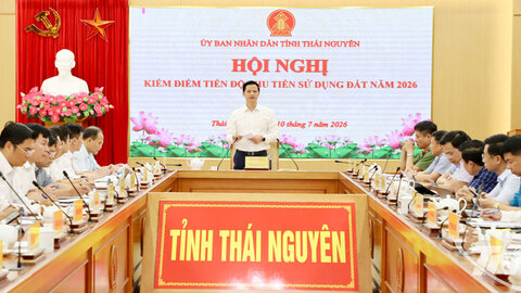 Thái Nguyên: Kiểm điểm tiến độ, tháo gỡ vướng mắc trong thu tiền sử dụng đất