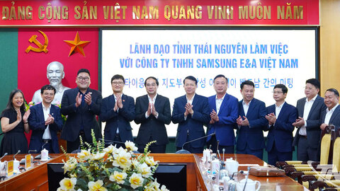 Samsung E&A Việt Nam đề xuất nghiên cứu đầu tư các dự án cấp nước sạch tại Thái Nguyên