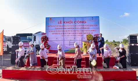 Phường Bạc Liêu khởi công khu tái định cư cho 266 hộ dân