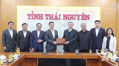 Chủ tịch UBND tỉnh Thái Nguyên Vương Quốc Tuấn tiếp Đoàn Hiệp hội Doanh nghiệp Trung Quốc