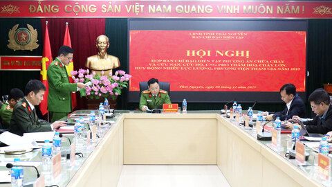 Sẵn sàng diễn tập ứng phó thảm họa cháy lớn